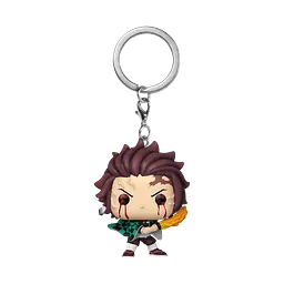 Фігурка брелок Funko Pop Фанко Поп Demon Slayer Tanjiro Клинок розсікаючий демонів Танджиро 4 см DS TK KC 4 - мініатюра 2