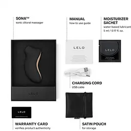 Звуковий стимулятор LELO SONA Black (SO8688) [108500] - мініатюра 3