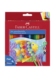 Набір олівців 24 кол. FABER CASTELL Aquarell акварельні (114425)
