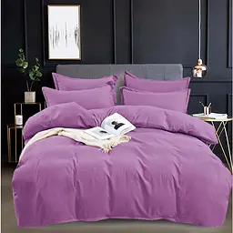 Комплект постільної білизни Євро Elle 200х230 см SOLO Lilac SOHO pbe0050886