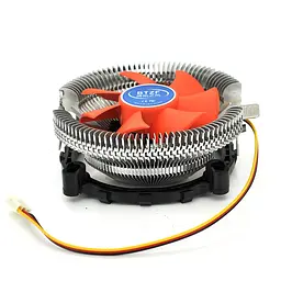 Кулер процесорний Voltronic AM2/AM3/FM1/FM2 80 мм, 3-pin, помаранчевий - мініатюра 1