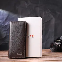 Чоловічий шкіряний гаманець KARYA 9х19х1,5 см acs0024583 - мініатюра 8