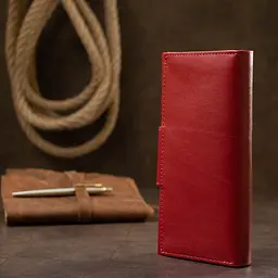Жіночий шкіряний гаманець GRANDE PELLE 19,5х10х2 см acs0018782 - мініатюра 9