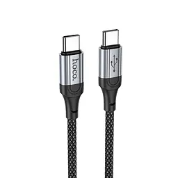 Кабель Hoco X102 Fresh 60W charging data cable Type-C to Type-C Black
