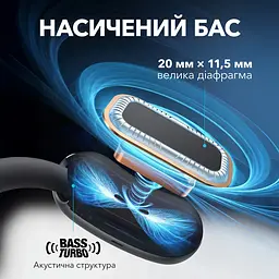 Навушники SoundСore AeroFit 2 Black Anker teh0021144 - мініатюра 3