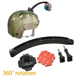 Поворотне кріплення Primo на шолом, винос, подовжувач Arm mount для екшн-камер GoPro, SJCAM, Xiaomi - мініатюра 2