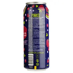 Сидр Pinkel З яблуком та лісовими ягодами солодкий, 5%, 0,5 л (797390) - мініатюра 2