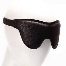 Маска на очі Pornhub Faux LeaTher Mask екошкіра, чорна - мініатюра 2