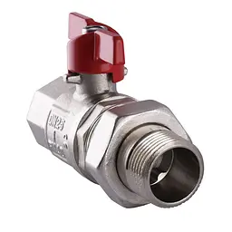 Кран кульовий прямий з американкою Selba 1″ КБ SL1509 - мініатюра 2
