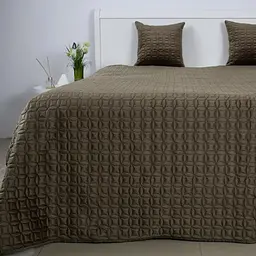 Покривало ТЕП двоспальне Velour Мозаїка 4-00516_36197 180х240 см хакі