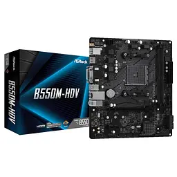 Материнська плата ASRock B550M-HDV - мініатюра 2
