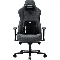 Геймерське крісло Anda Seat Novis Plus XL тканинне темно-сіре (AD23YC-XL-01-GB-F-G04) [167630]