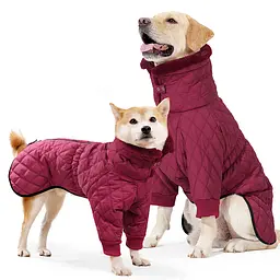 Теплий зимовий одяг для собак Wan Talk Winter Warm High Collar Dog Bordo Clothes з високим коміром, 2XL