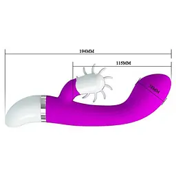 Вібратор Pretty Love Sheila Rolling Vibrator Purple - мініатюра 5
