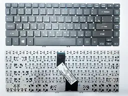 Клавіатура для ноутбуків Acer Aspire V5-452, V5-472, V7-481, V7-482 чорна без рамки RU/US
