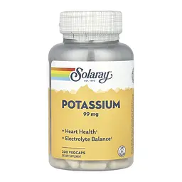 Калій, Potassium 99 mg - 200 vcaps