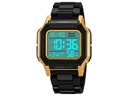 Чоловічий наручний годинник 2264BKGDWT Black-Gold-White Skmei acs0030089 - мініатюра 3