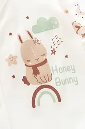 Комбінезон для немовлят на кнопках Honey bunny - мініатюра 2