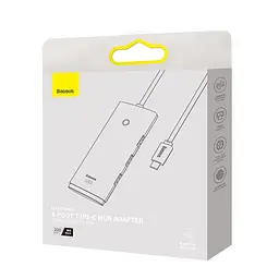 USB-хаб Baseus Lite Series 4-Port Type-C HUB Adapter (Type-C to USB 3.0*4) 2m WKQX030501 Black - мініатюра 6
