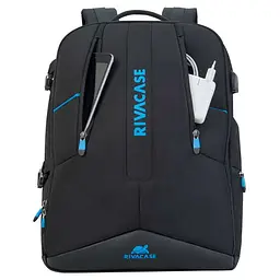 Рюкзак для ноутбука Rivacase 17.3" Black (7860) (7860 (Black)) - мініатюра 3
