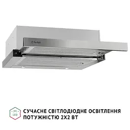 Витяжка телескопічна PERFELLI ISEO 6IMF INOX - мініатюра 4