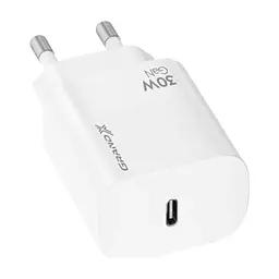 Зарядний пристрій Grand-X GaN USB-C 30W QC3.0 white (CH-390W) - мініатюра 2