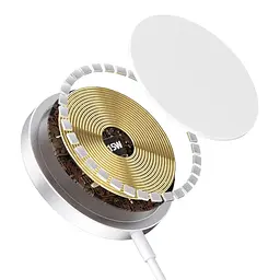 БЗП WIWU Wi-W009 Cableless charger 15W White - мініатюра 2