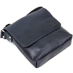 Чоловіча шкіряна сумка GRANDE PELLE 24х24х6 см sum0015576 - мініатюра 3