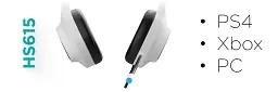 Навушники HF Stereo GamePro HS615 RGB White (HS615) UA - мініатюра 7