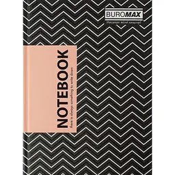 Книга записна Buromax Insolito в клітинку А5 чорна 96 аркушів (BM.24511102-46)