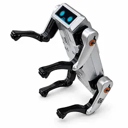 Інтерактивний собака-робот AI Robot DOG з пультом 2.4 GHz, програмуванням, музикою та трюками, Сріблястий - мініатюра 6