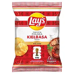 Чіпси Lay’s Polska Kiełbasa зі смаком польської ковбаси 200 г