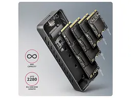 Кишеня для накопичувача AXAGON Armored Box (EEM2-20G) - мініатюра 7