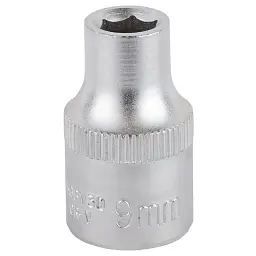 Торцева головка Sigma шестигранна коротка 1/2" 9мм CrV mid (6071091)