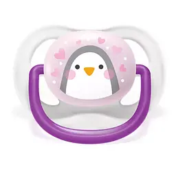 Пустушка Philips Avent Ultra Air Animal для дівчинки, 0-6 місяців, 2 шт. (SCF080/06) - мініатюра 2