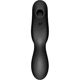Вакуумний стимулятор з вібрацією Satisfyer Curvy Trinity 2 Black - мініатюра 6