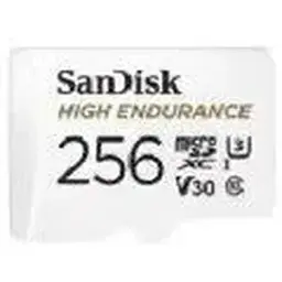 Карта пам'яті SanDisk 256GB microSD class 10 UHS-I U3 V30 High Endurance (SDSQQVR-256G-GN6IA)