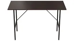 Стіл письмовий Line Тайм Ferrum-decor 750x1000x600 Чорний метал ДСП Венге Магія 16 мм (FRD-106160) - мініатюра 5
