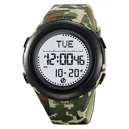 Годинник наручний чоловічий 2166CMGN Army Green Camouflage Skmei acs0030205