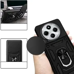 Чохол до мобільного телефона BeCover Military Xiaomi Redmi A4 5G Black (712875) - мініатюра 5