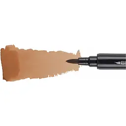 Маркер акварельний Santi Brush Marker SWB-28 пісочний двосторонній 6 шт. (391084) - мініатюра 2