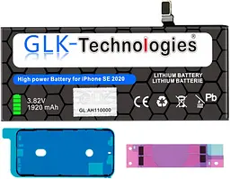 Акумулятор 1920 мА·год для iPhone SE 2020 з клейкою стрічкою