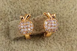 Сережки дитячі Xuping Jewelry яблучка золотисті