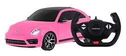 Машинка Volkswagen Beetle рожевий RASTAR модель 1:14 Автомобіль на дистанційному керуванні + пульт - мініатюра 7