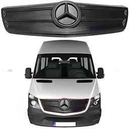 Зимова накладка на решітку радіатора Merсedes Sprinter 2014-2018 Мат (AutoElement)