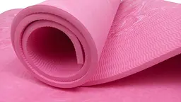 Килимок для йоги та фітнеса EasyFit PER Premium Mat 8 мм Рожевий - мініатюра 2
