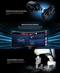 Кермо MOZA Racing Vision GS Steering Екран 2.8" RGB - мініатюра 8