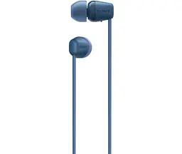 Навушники бездротові Sony WI-C100 (WIC100L.CE7) блакитні - мініатюра 2