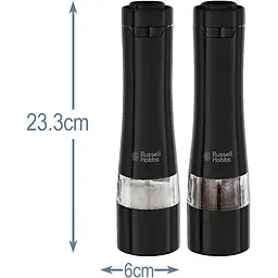 Млини для солі та перцю Russell Hobbs чорні (28010-56) - мініатюра 3