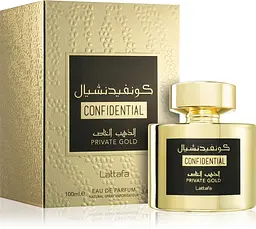 Парфумована вода Lattafa Perfumes Confidential Private Gold 100 мл  - мініатюра 2